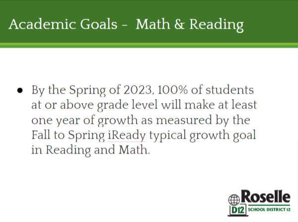 RMS School Improvement goal 1